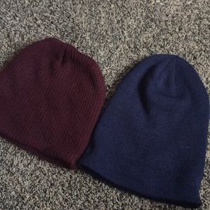 2 Forever 21 Beanies